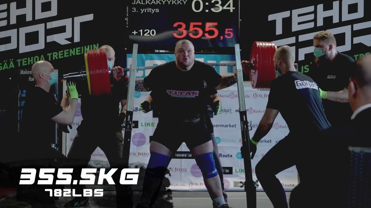 Jari Saario | 910.5kg Suomen ennätys yhteistulos