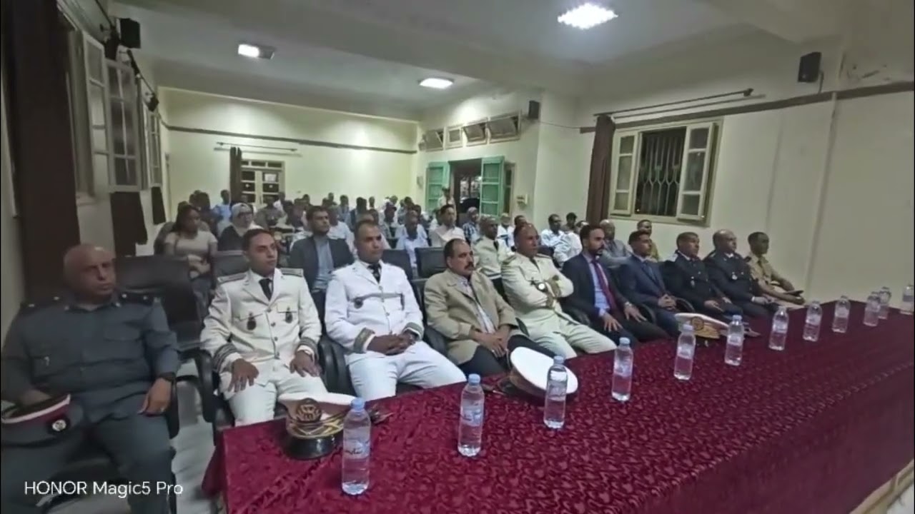 باشا مدينة الريش يترأس مراسيم الانصات للخطاب الملكي السامي بمناسبة الذكرى الـ 26 لعيد العرش المجيد.