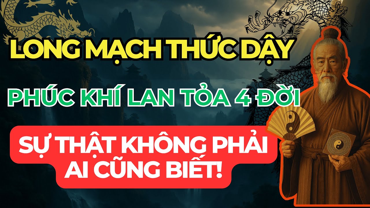 🐉 Khi Long Mạch Trong Nhà Thức Dậy – 💰 Phúc Khí Sẽ Chảy Suốt Bốn Đời Không Hết 🕯️| Tài Vận Thức Tỉnh