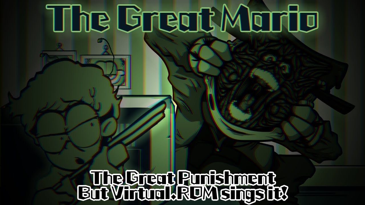 The Great Mario / The Great Punishment but Virtual.ROM sings it! (FNF Cover)