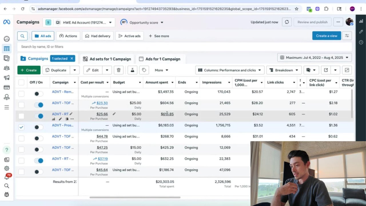 Freelance Brand Scaling: Meta Ad Columns Explained