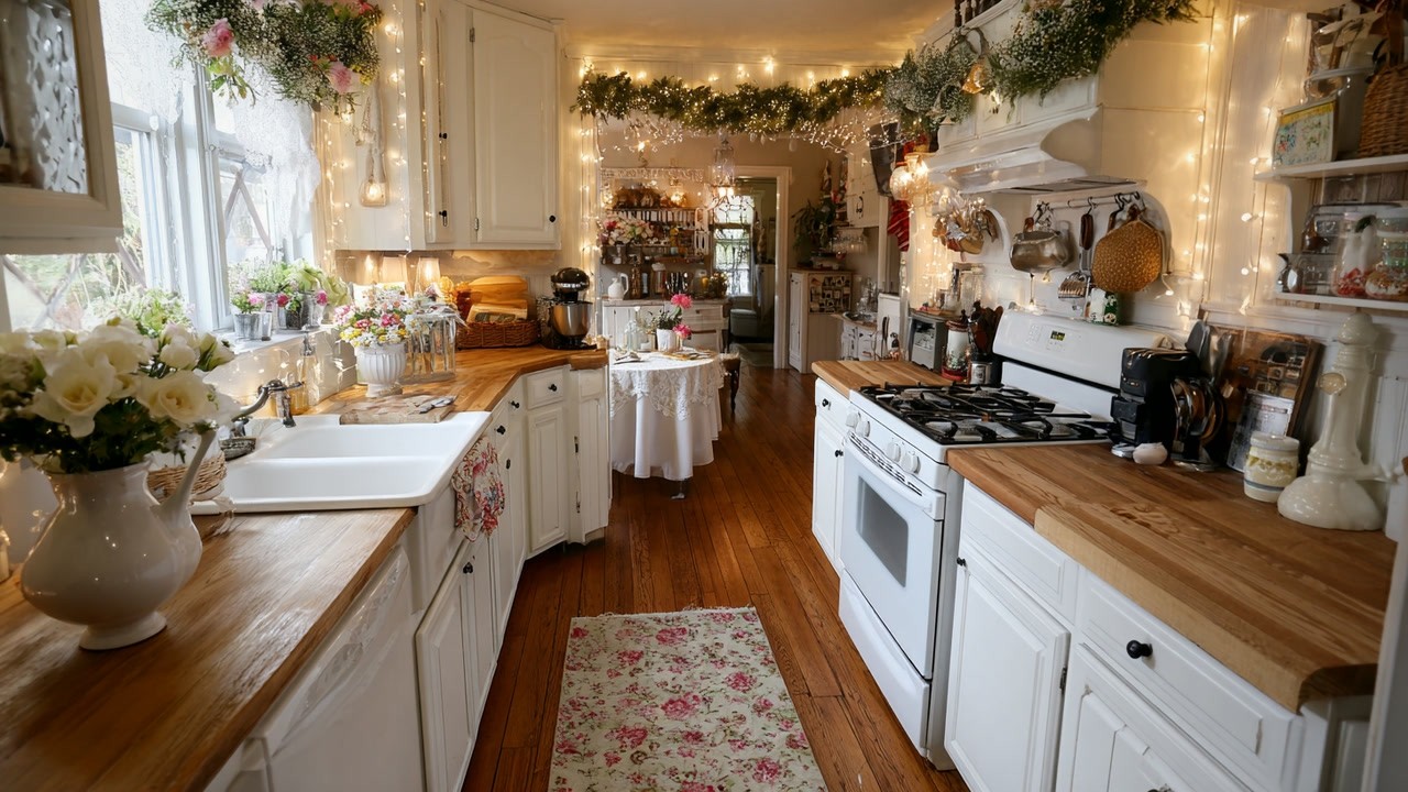 Elegant Romantic Farmhouse Cottage Tour 2026 Affordable Cozy Vintage Country Style