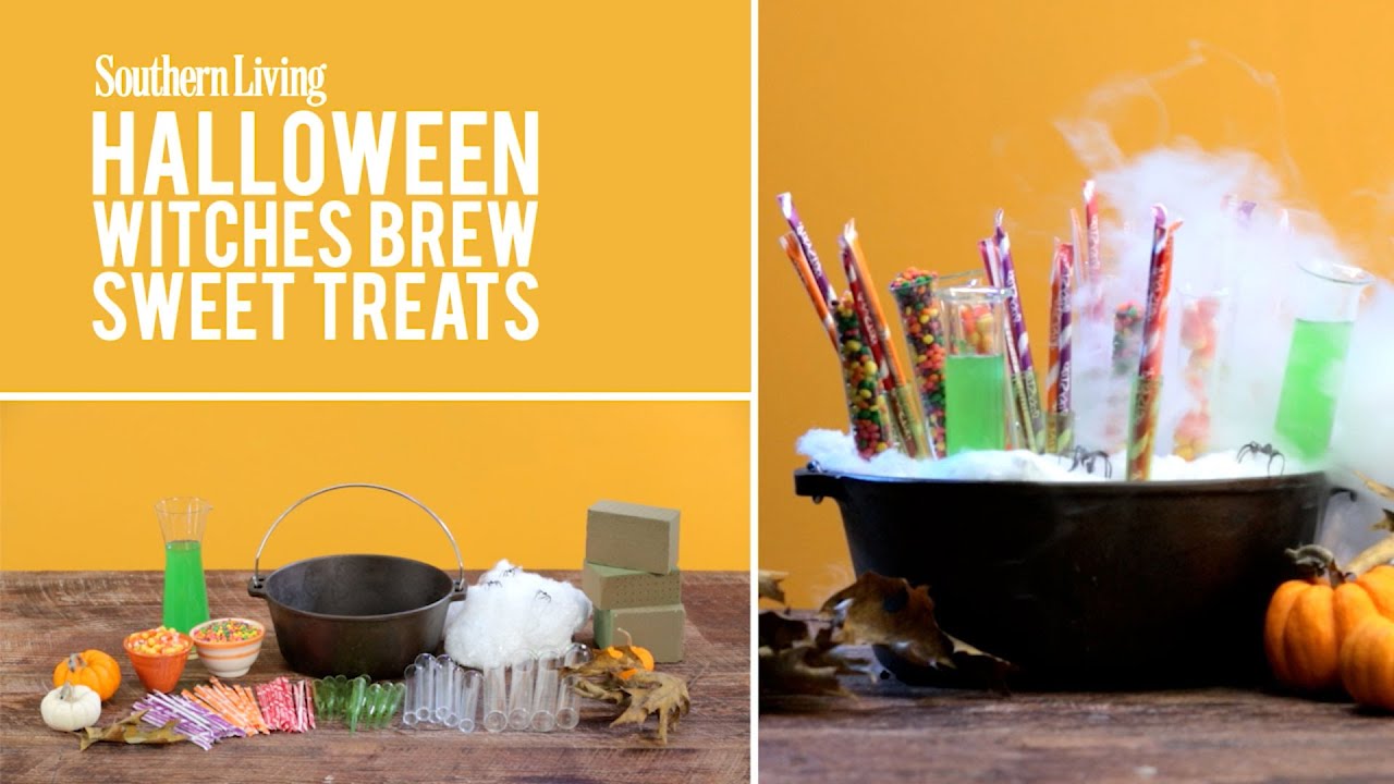 How To Make Witches Brew Candy Display | Halloween Decoration