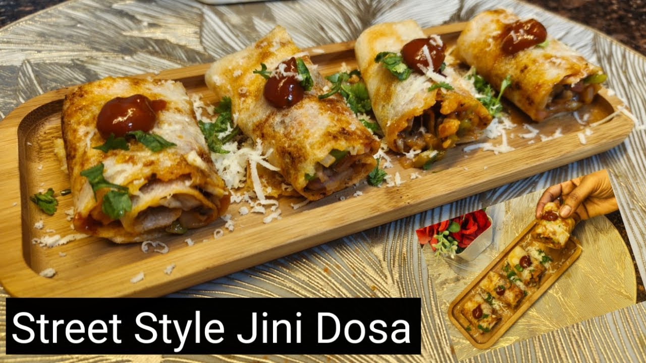 Jini Dosa | Mumbai Street Style Dosa Recipe | How to Make Jini Dosa At Home | जीनी डोसा