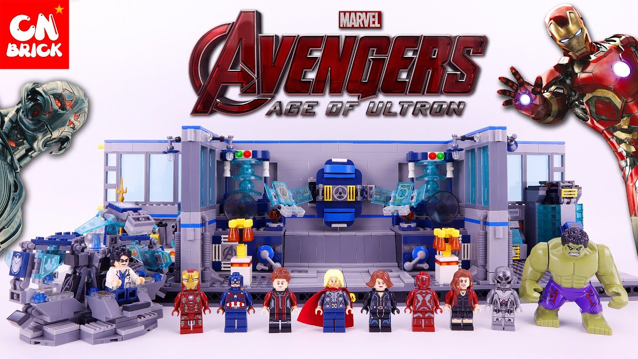 Unoffical LEGO MARVEL AVENGERS LABORATORY SY368  Unofficial LEGO SPEED BUILD 1521+PCS.