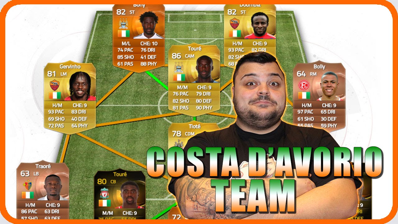 FIFA 15 COSTA D'AVORIO TEAM ! [60FPS]