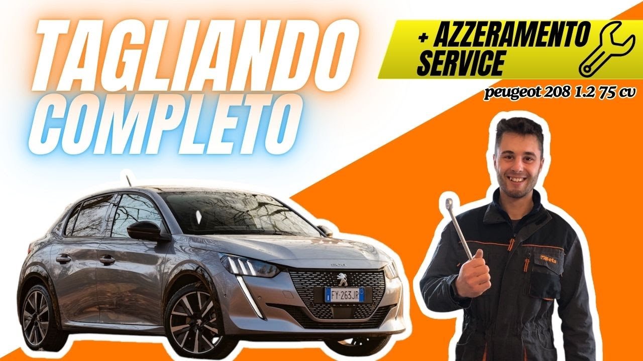 TAGLIANDO PEUGEOT 208 2° SERIE - 1.2 75 CV