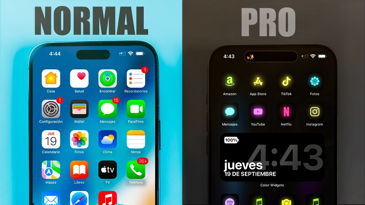 🎨 Como Personalizar tu iPhone NIVEL EXPERTO! 🔥 iOS 18 Agrega Nuevos Trucos