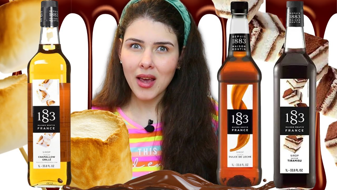 XAROPE MAISON ROUTIN 1883 - Marshmellow Tostado, Tiramisu e Doce de Leite.