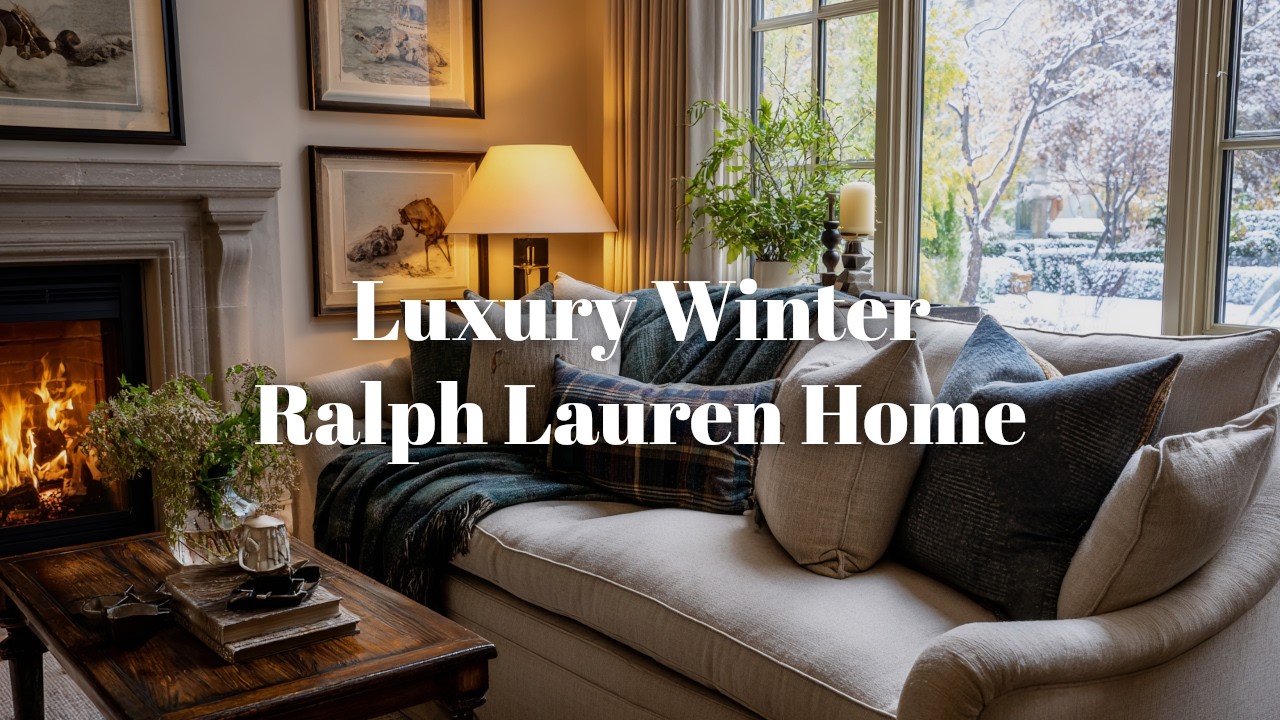✨ Создайте роскошный зимний дом с Ralph Lauren Decor