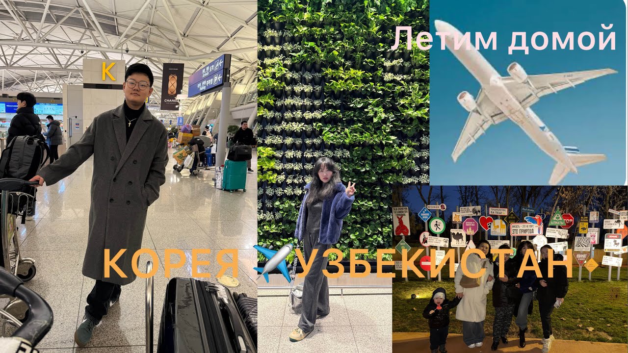 ВЛОГ /ЛЕТИМ ✈️ ИЗ КОРЕИ🇰🇷 В 🇺🇿 УЗБЕКИСТАН/ВСТРЕЧА С РОДНЫМИ🧑‍🧑‍🧒‍🧒