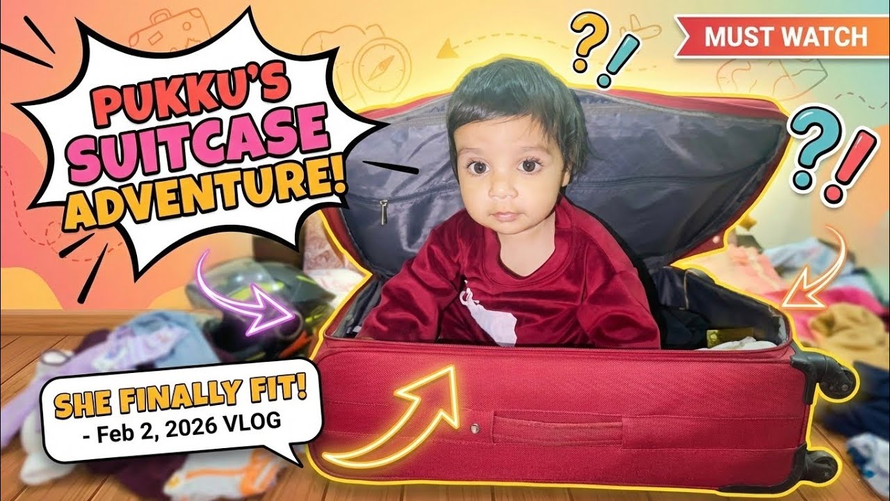 She Fit Inside the Suitcase?! 😱🎒 | Pukku’s Cutest Adventure Ever ❤️