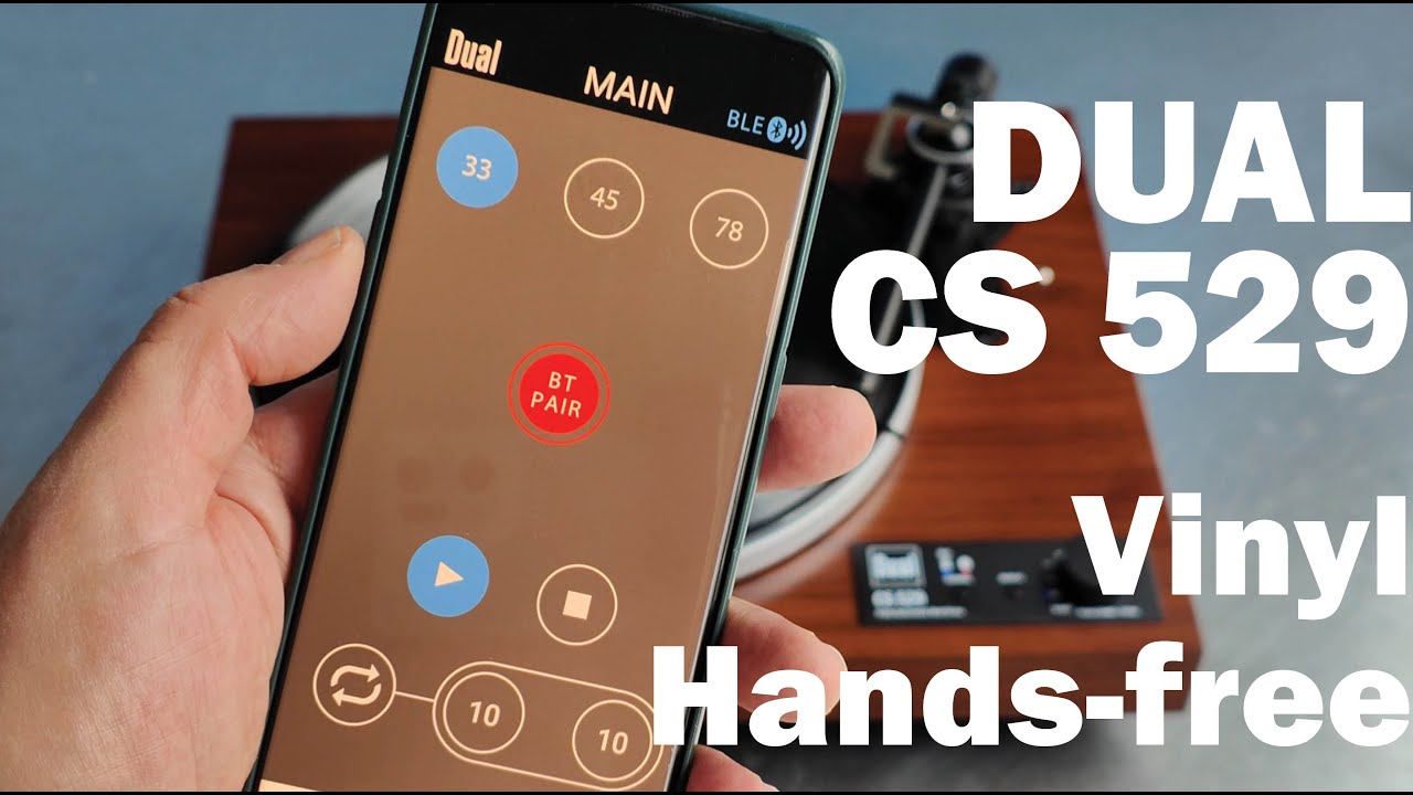 Как музыкальный автомат! Dual CS 529 — проигрыватель без рук.