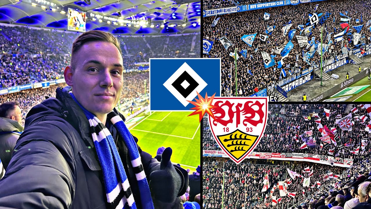 VOLKSPARK EXPLODIERT KOMPLETT IN DER NACHSPIELZEIT! 🔥🤯 HSV vs. VFB Stuttgart  Stadion Vlog ⚽️🏟️