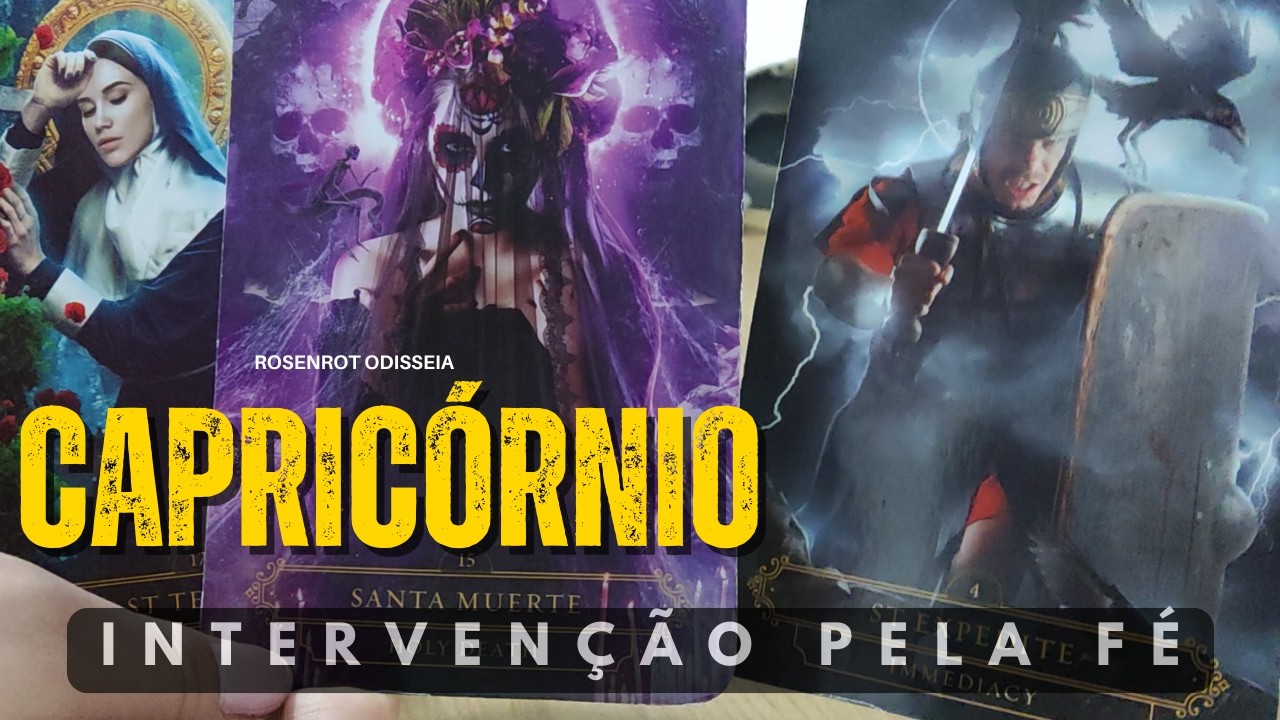 CAPRICÓRNIO ♑︎ - A FÉ MOVE UMA INTERVENÇÃO QUE MUDA O RUMO DA SITUAÇÃO.