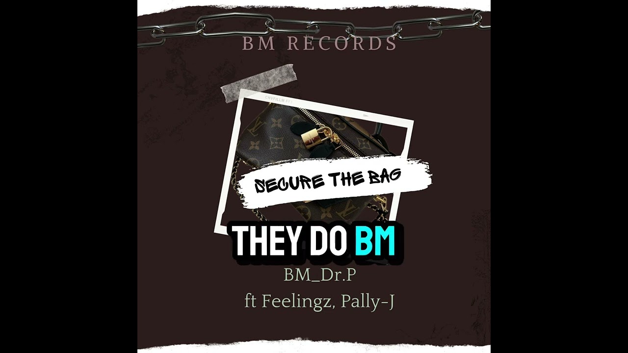 Lyrics video of secure the bag of money by BM