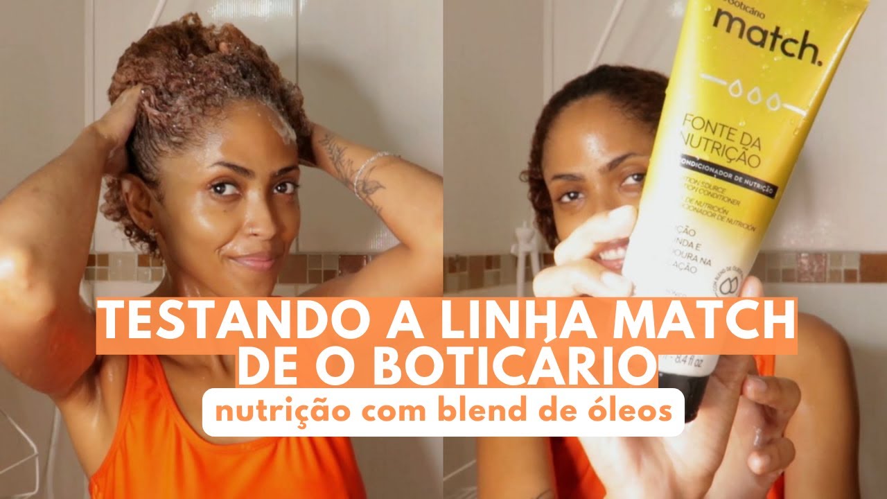 BOTICÁRIO PARA CABELO CRESPO/CACHEADO? testei a linha Match