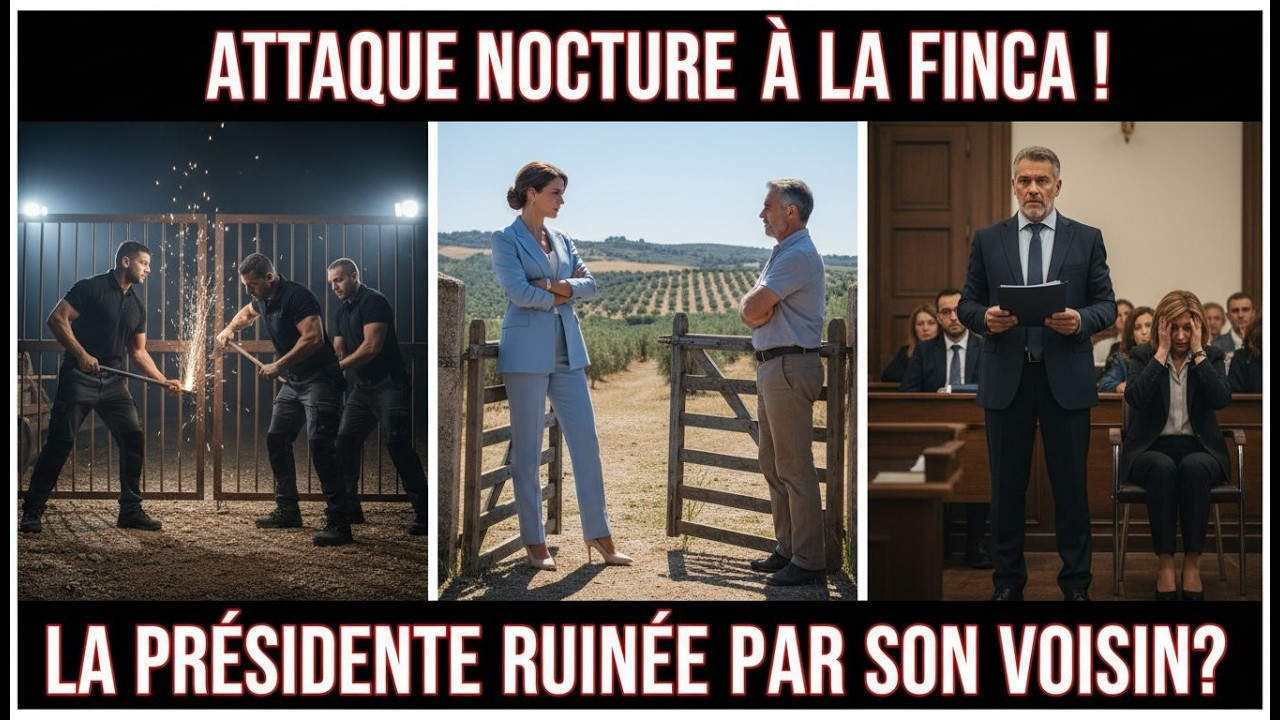 ¡Asalto nocturno con palanca! La presidenta de la comunidad paga caro