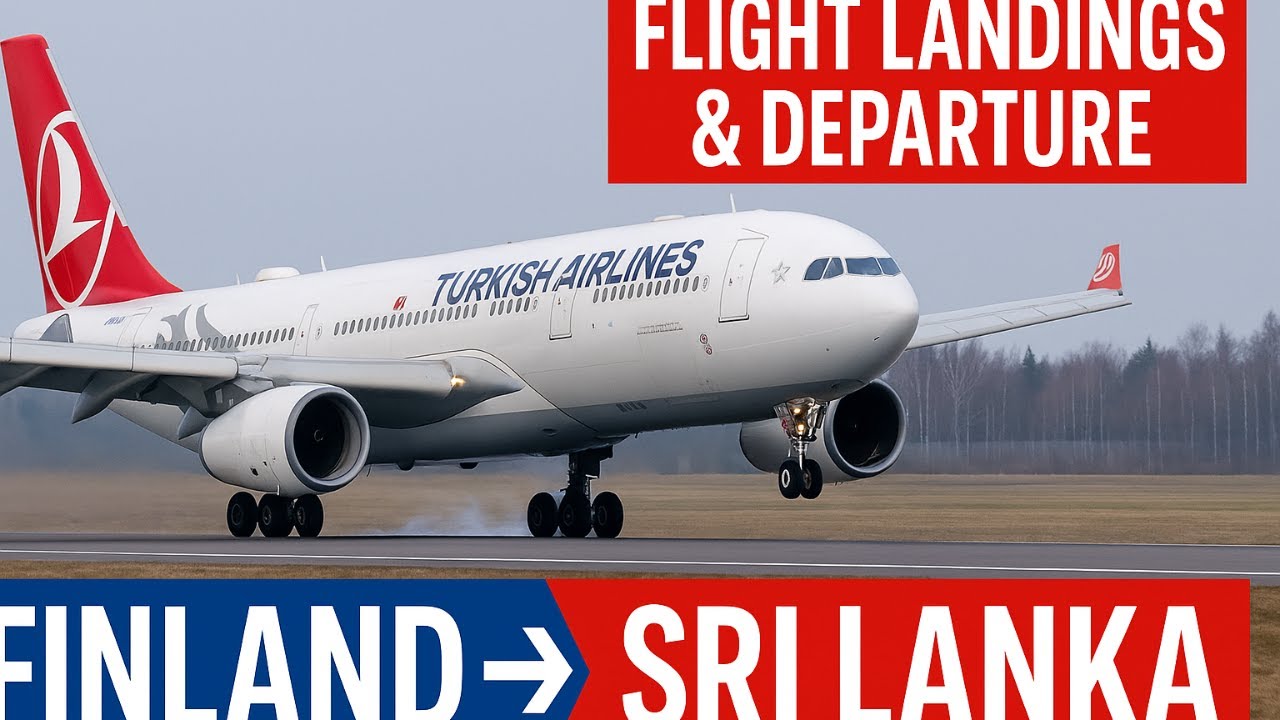 Flight Landing and Departure - Turkish Airlines