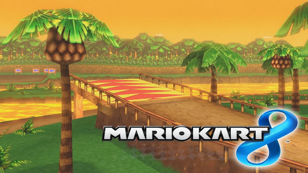 N64 DK's Jungle Parkway in MK8 | 4K