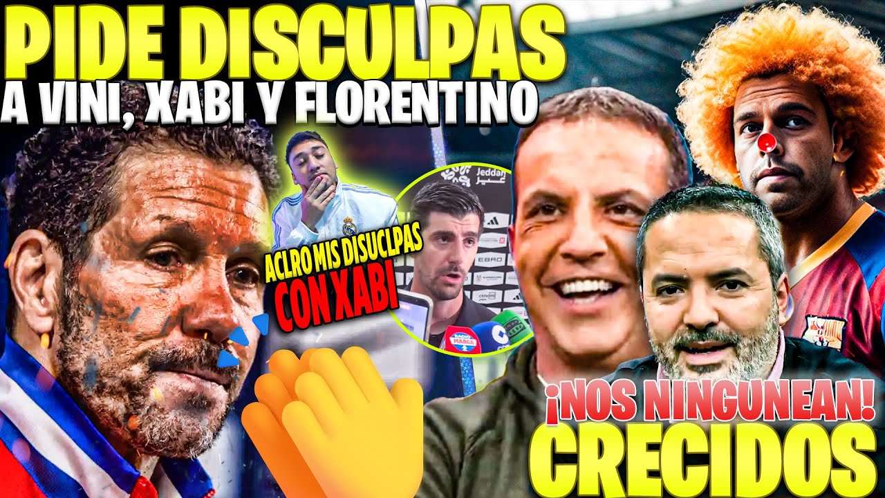 IMPACTANTE CHOLO SIMEONE SE DISCULPA CON VINICIUS Y FLORENTINO 😱 CULES AGRANDADOS DICEN TONTERIAS