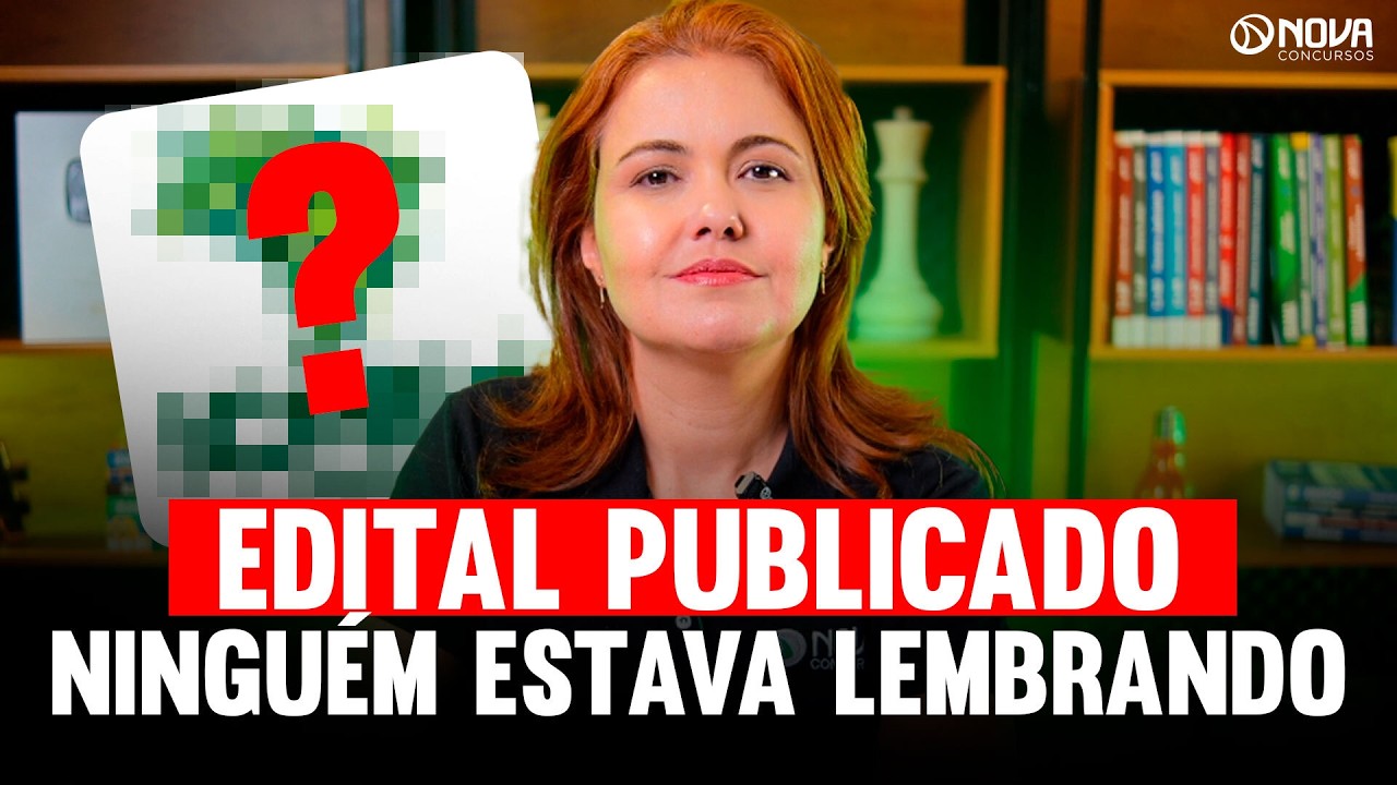 CONCURSOS 2025: EDITAIS ABERTOS E PREVISTOS EM TODO O PAÍS 🔴