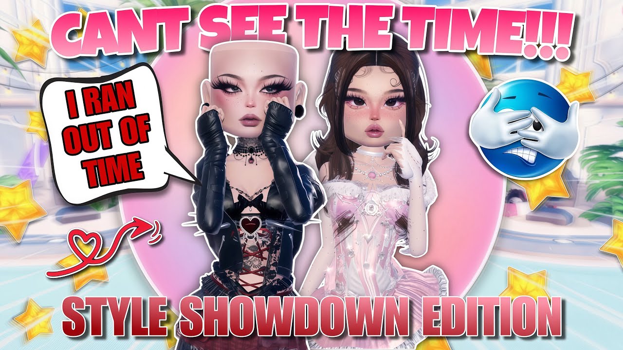 Playing *STYLE SHOWDOWN* But I CANT See *THE TIME* (ROBLOX)