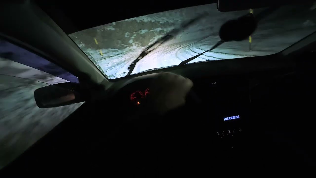 Lancer Evo 9 Snow POV pure sound