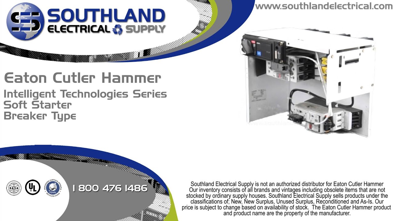 Eaton, Cutler Hammer, Legacy Series, Intelligent Technologies, Soft Starter, Motor Control Bucket