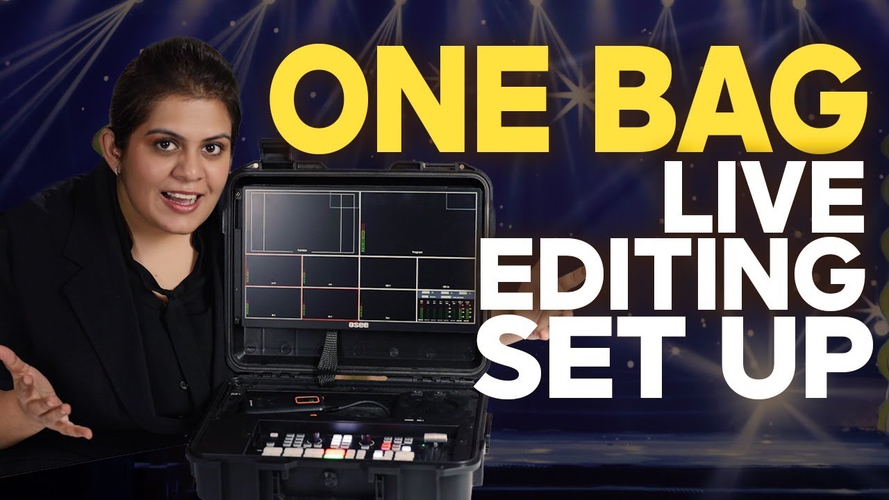 Only One Bag for Online Live Video Editing Set Up l Osee Go Stream Mixer | @osee_tech