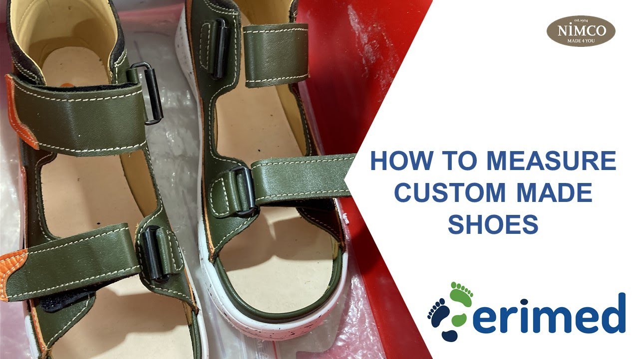 How to measure custom made shoes