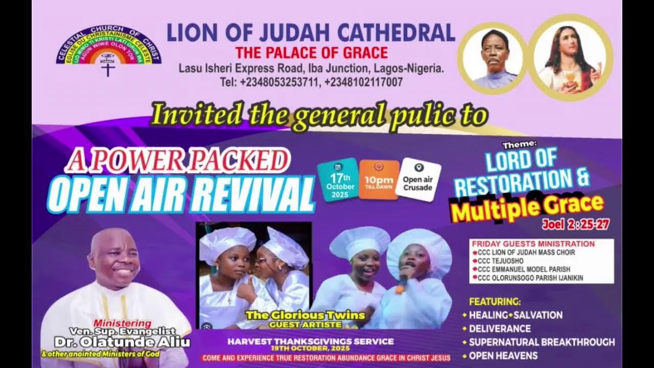 THE NIGHT OF RESTORATION AND MULTIPLE GRACE (JOEL 2 : 25 - 27)