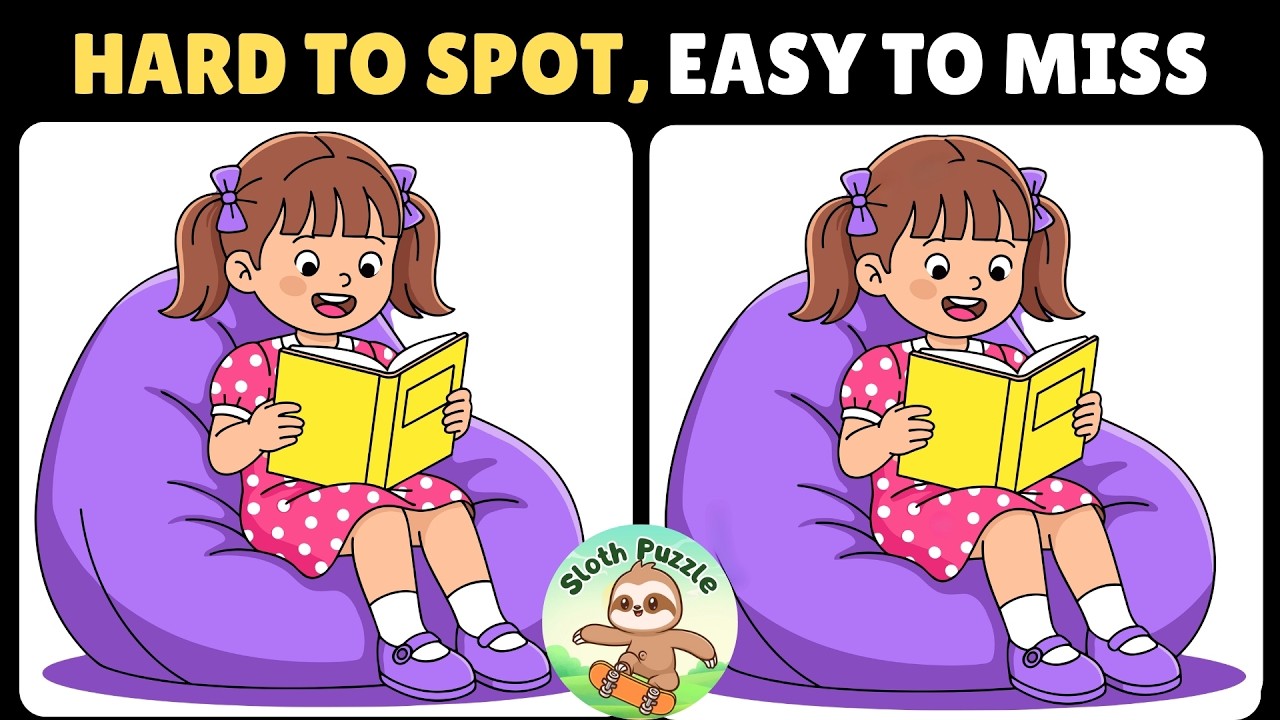 🦥 🧩 Spot 3 Differences | Test Your Sharp Eyes l EP 14 🧩
