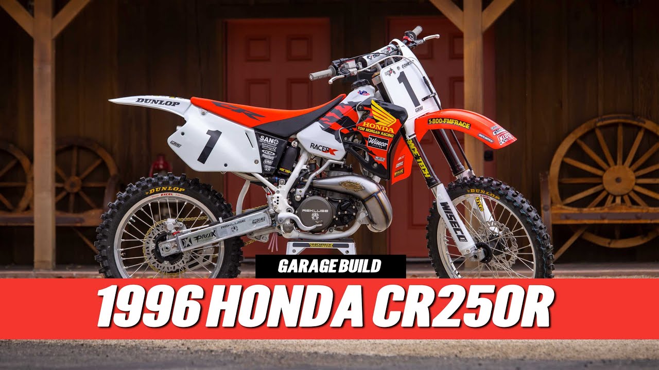 Фильмы Racer X: мотоцикл Honda CR250R 1996 года в стиле Макграта для гаражной сборки