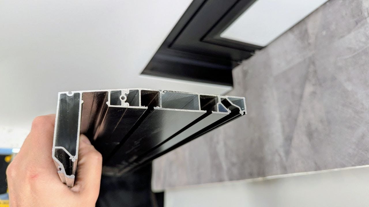 Полный разбор установки скрытого карниза Borzz 45 от FlexyPRO для натяжного потолка