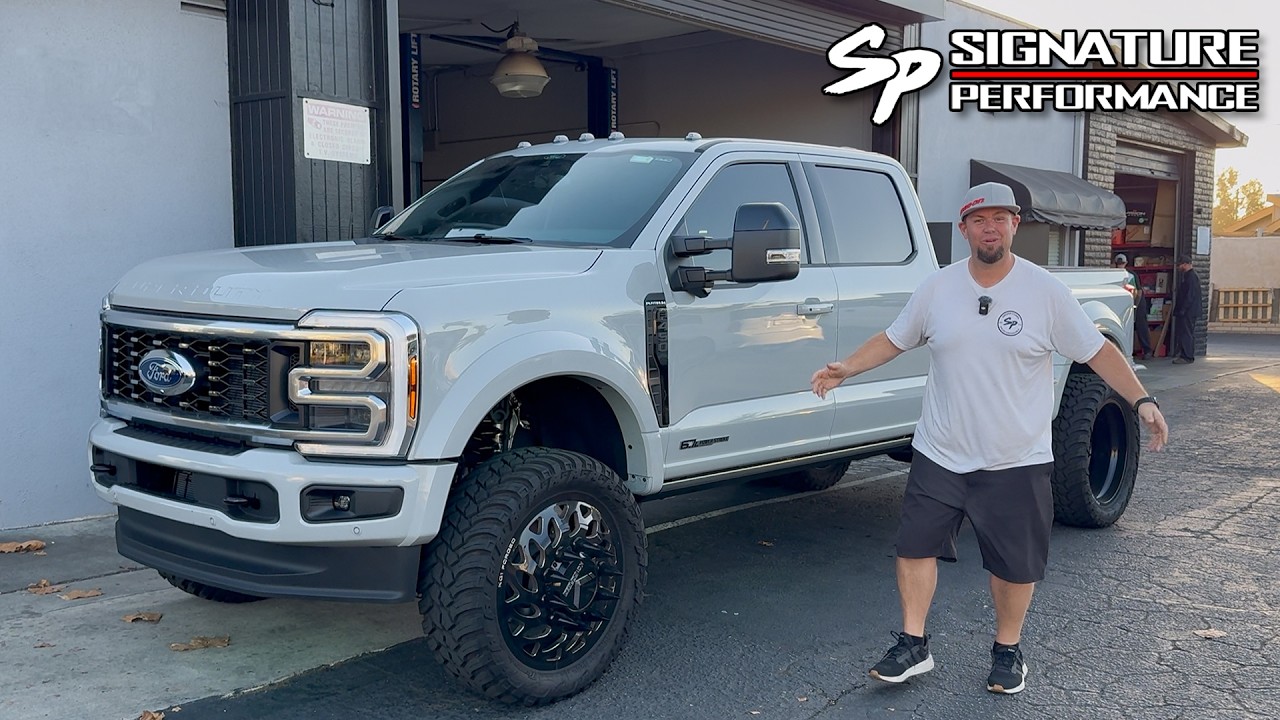 Лифт подвески Wicked 4 дюйма на 37-дюймовых шинах AMP // Ford F450 Dually Хулио 2025 года