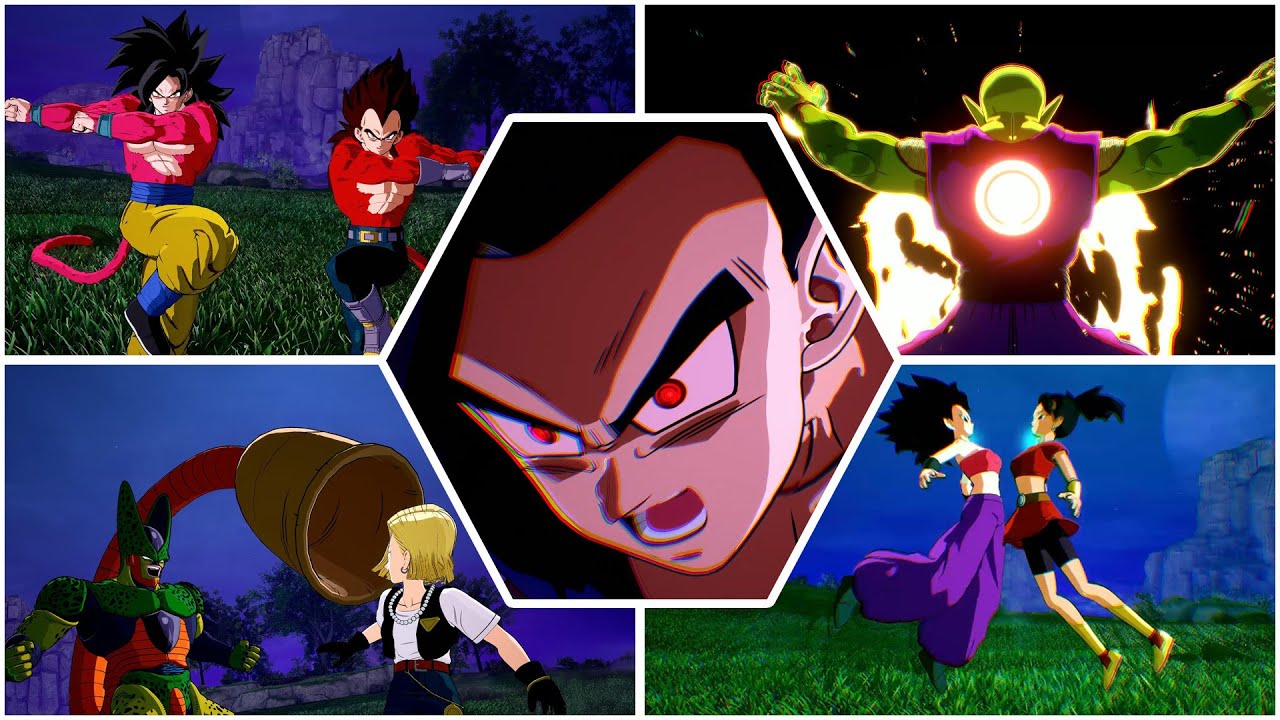 All Transformations, Fusions, and Absorptions ( DLC 1 Included) in DB: Sparking! ZERO