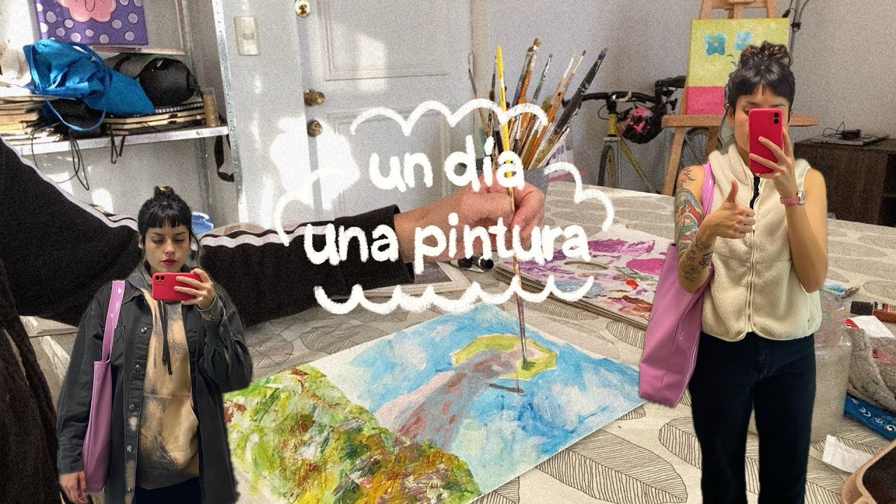 Un d&iacute;a como pintora, buscando referentes y m&aacute;s / ART VLOG 👩&zwj;🎨✨🌼