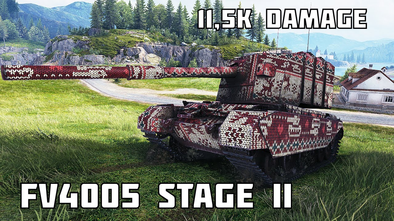 FV4005 Stage II • 11,5K DAMAGE 6 KILLS • World of Tanks