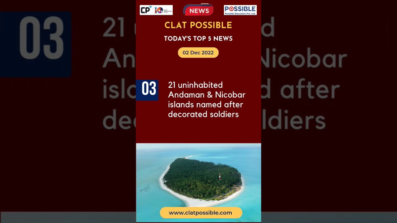 CP | Top News | 02 Dec 22 #clat #currentaffairs #clatpossible #clat2023 #clat2022 #clatpreparation