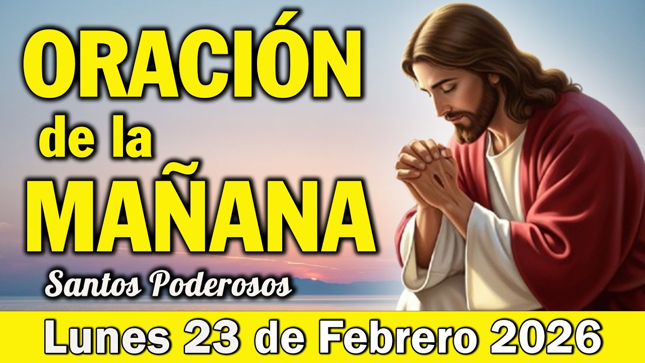 Oración de la Mañana de Hoy Lunes 23 de Febrero l Dios Escucha Tu Clamor y Te Libra