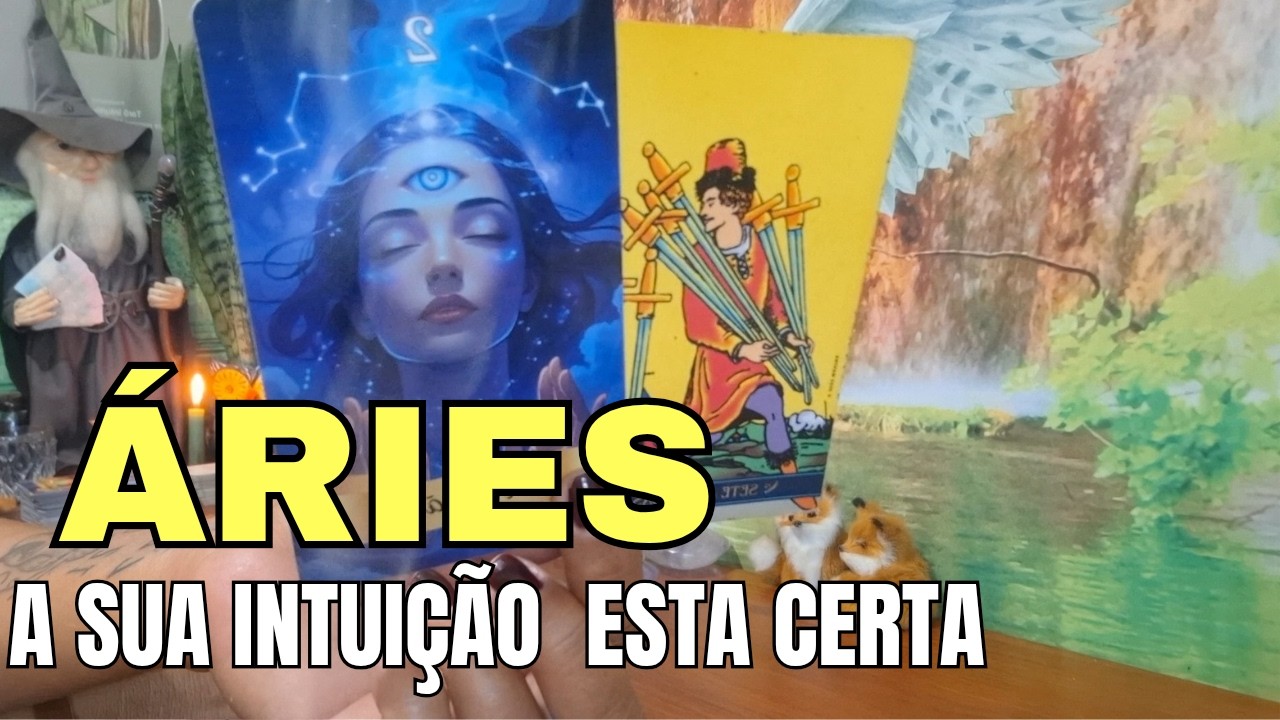 ÁRIES 🔮 TEM CAROÇO NESSE ANGU/ A SUA INTUIÇÃO ESTA CERTA!