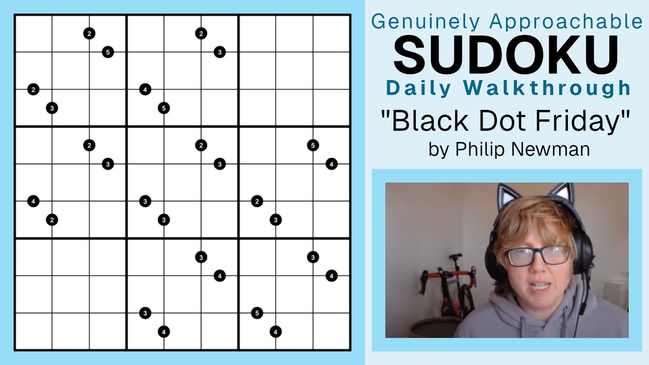 GAS Sudoku Walkthrough - Black Dot Friday by Philip Newman (2023-11-24)
