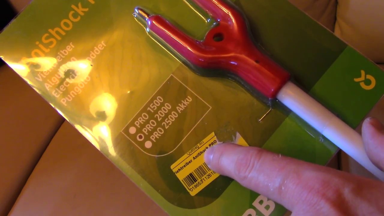 Kerbl AniShock PRO 2000 Unboxing Viehtreiber Cattle Driver Pig Catch Elektroschocker Taser