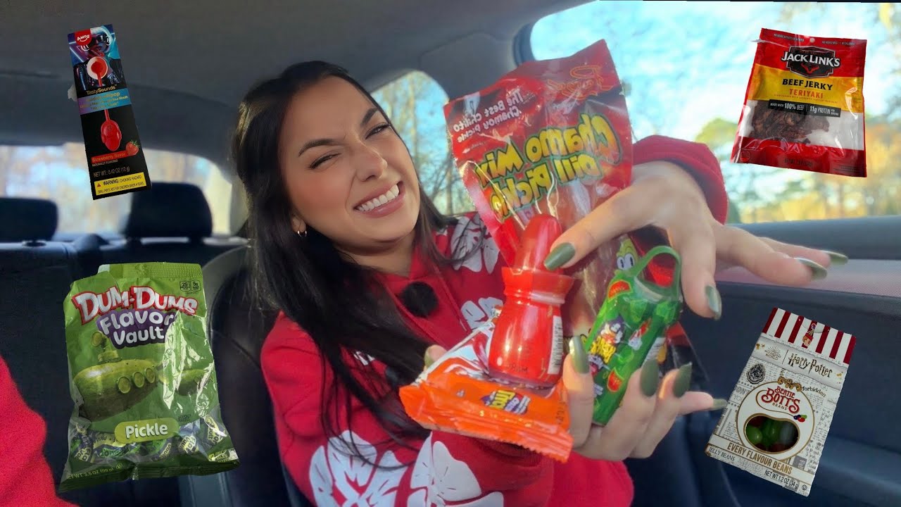 PROBANDO DULCES RAROS EN ESTADOS UNIDOS - ANGIE GOMEZ