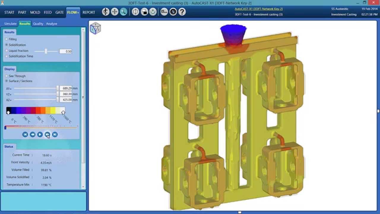 Mold temperature effect