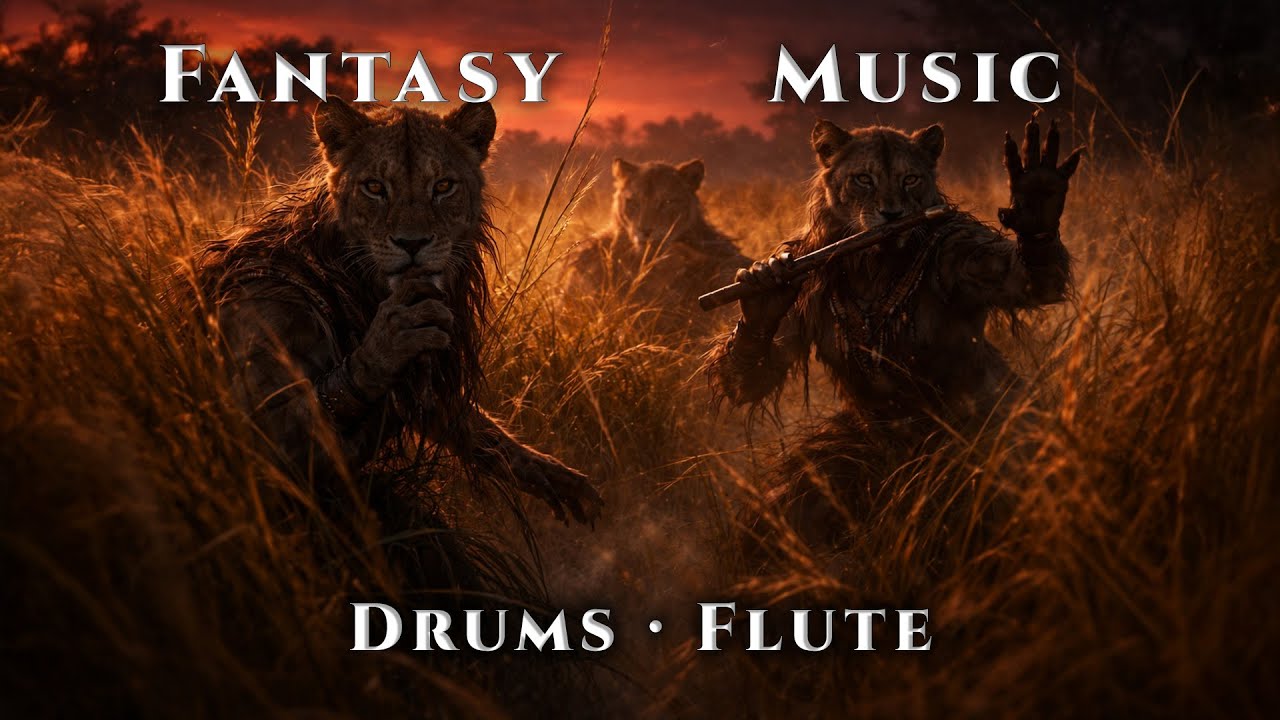 Claws in the Tall Grass – Tribal Flute & Combat Drums (Fantasy, DnD, RPG, Writing)