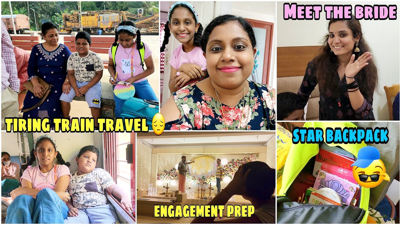 Travel Vlog | Travelling For A Family Function With Kids | Engagement Prep & Meeting Bride To Be