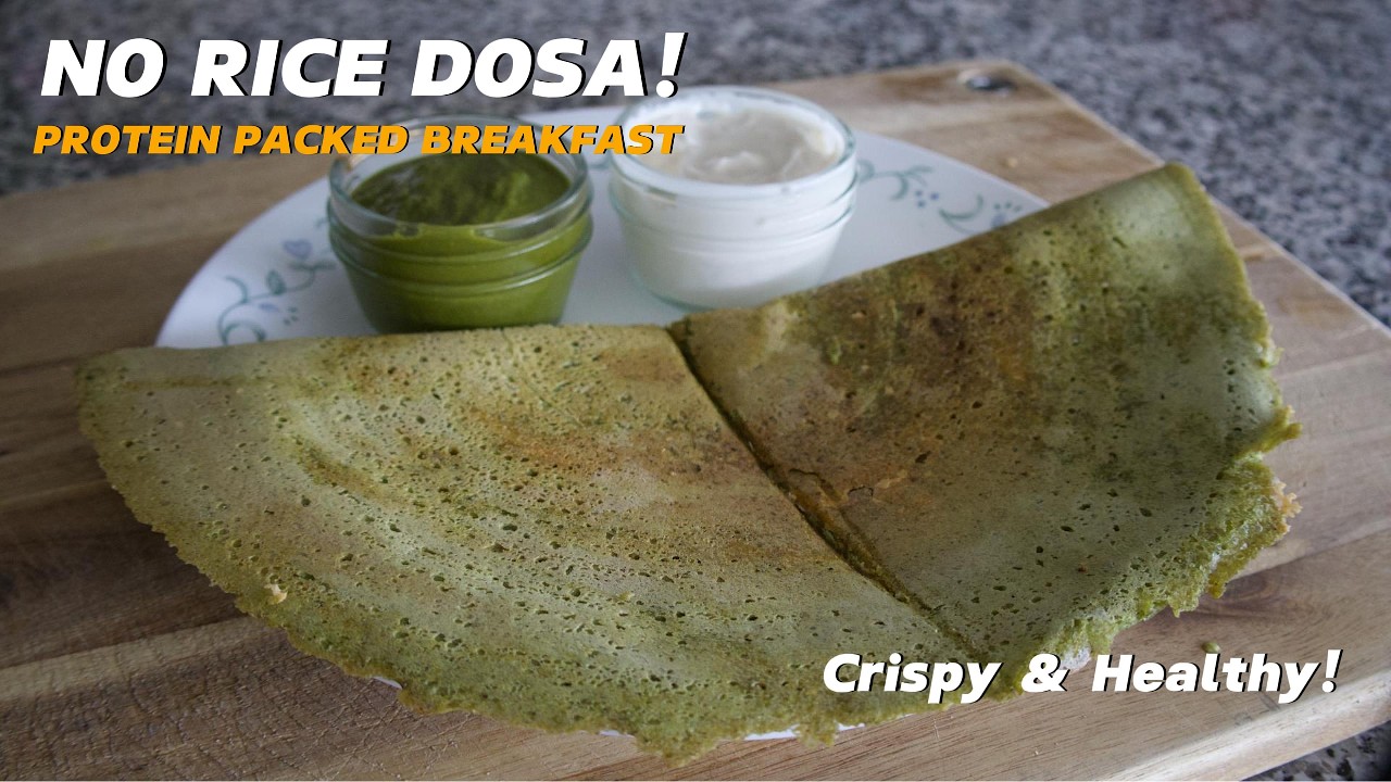 Moong Dal Dosa Recipe | Instant Healthy Breakfast | No Rice, No Fermentation!