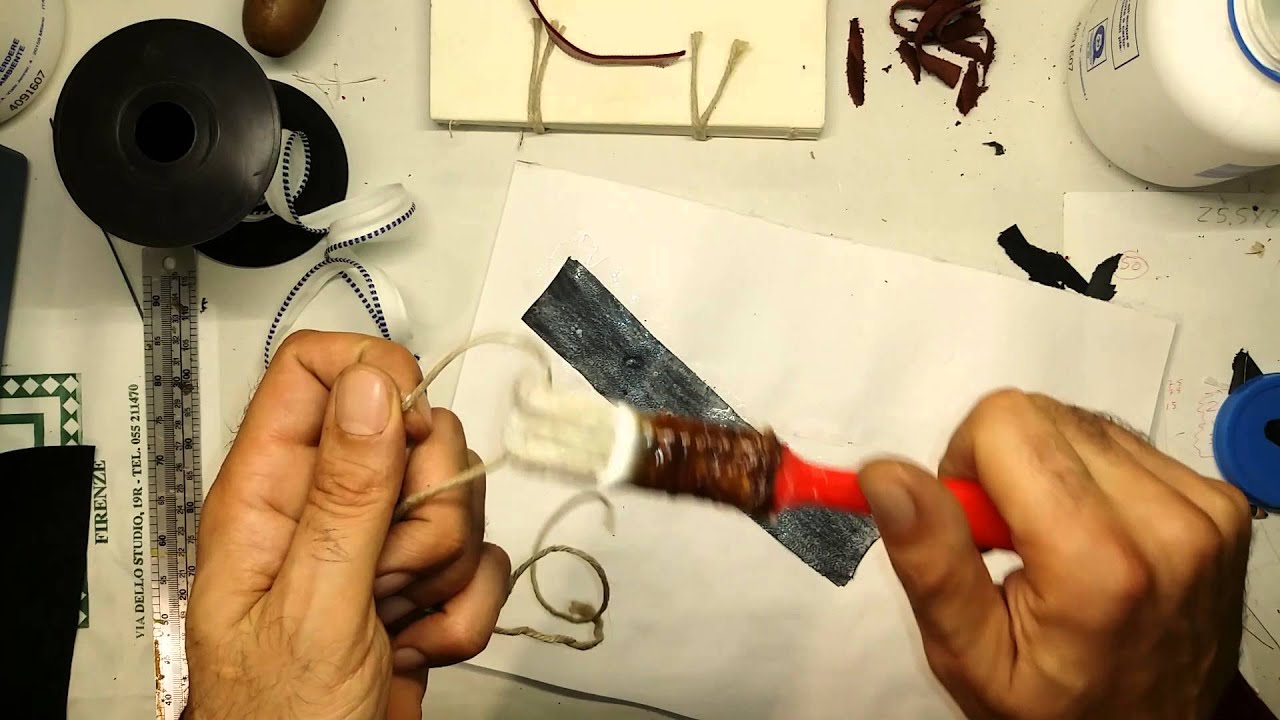 Fare un capitello applicato - Make a headband for book